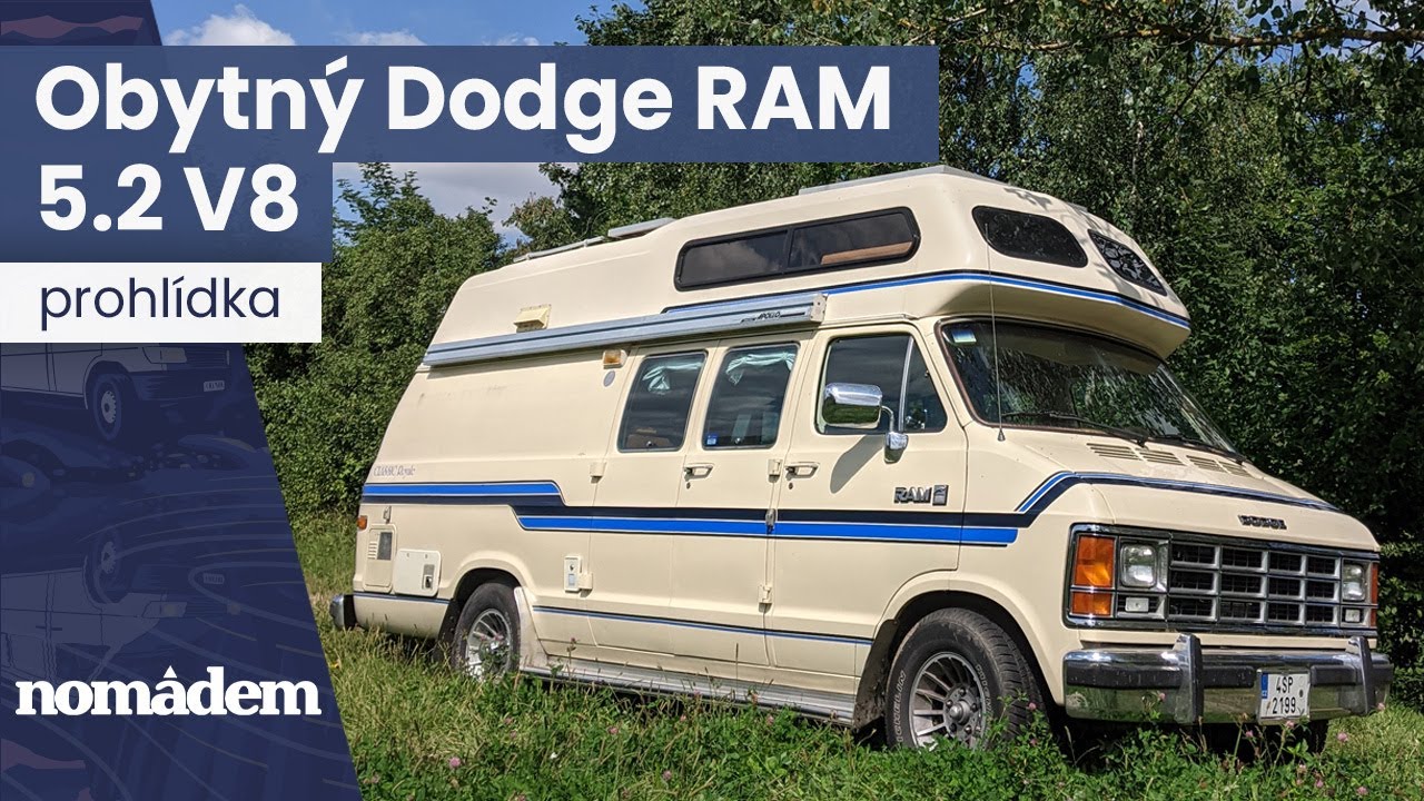 Obytná US dodávka Dodge RAM 5.2 V8