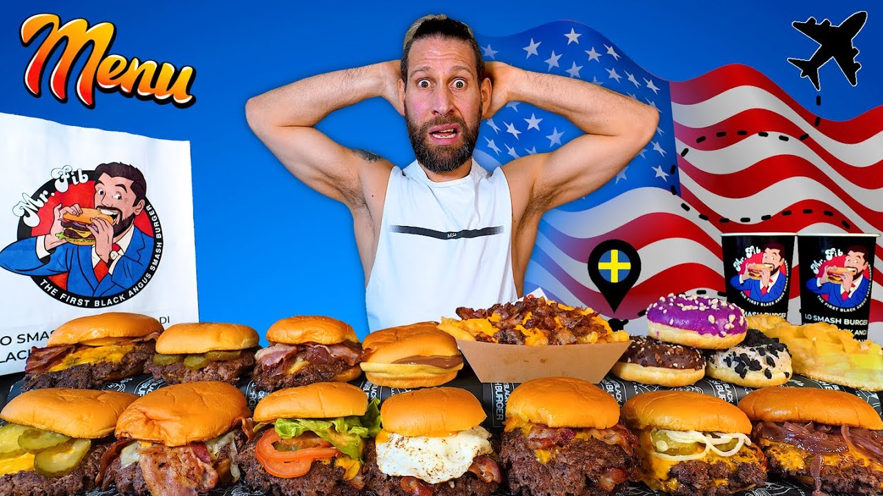 MANGIO TUTTO IL MENÙ del FAST FOOD MR. FIB - (Dall'America a Verona)