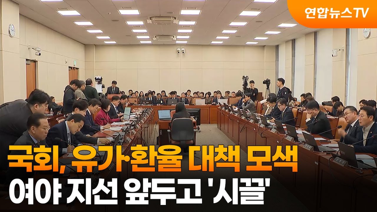 국회, 유가·환율 대책 모색…여야 지선 앞두고 '시끌' / 연합뉴스TV (YonhapnewsTV)