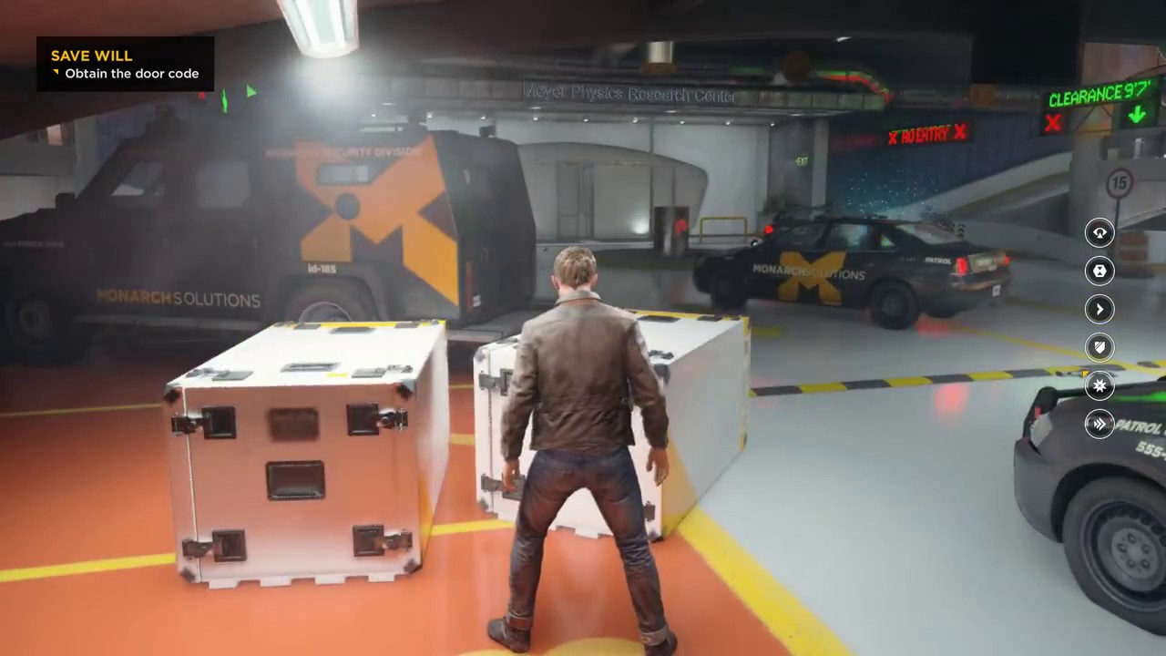DOOR CODE ,SAVE WILL - Quantum Break