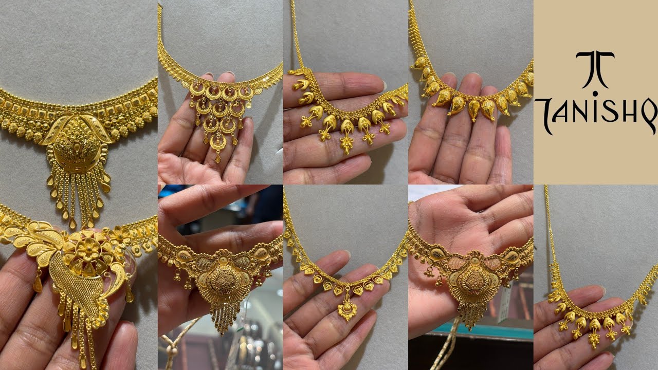 Tanishq Latest Light Weight Necklace Design 💕 || Tanishq Latest Trendy Necklace Collection 😱