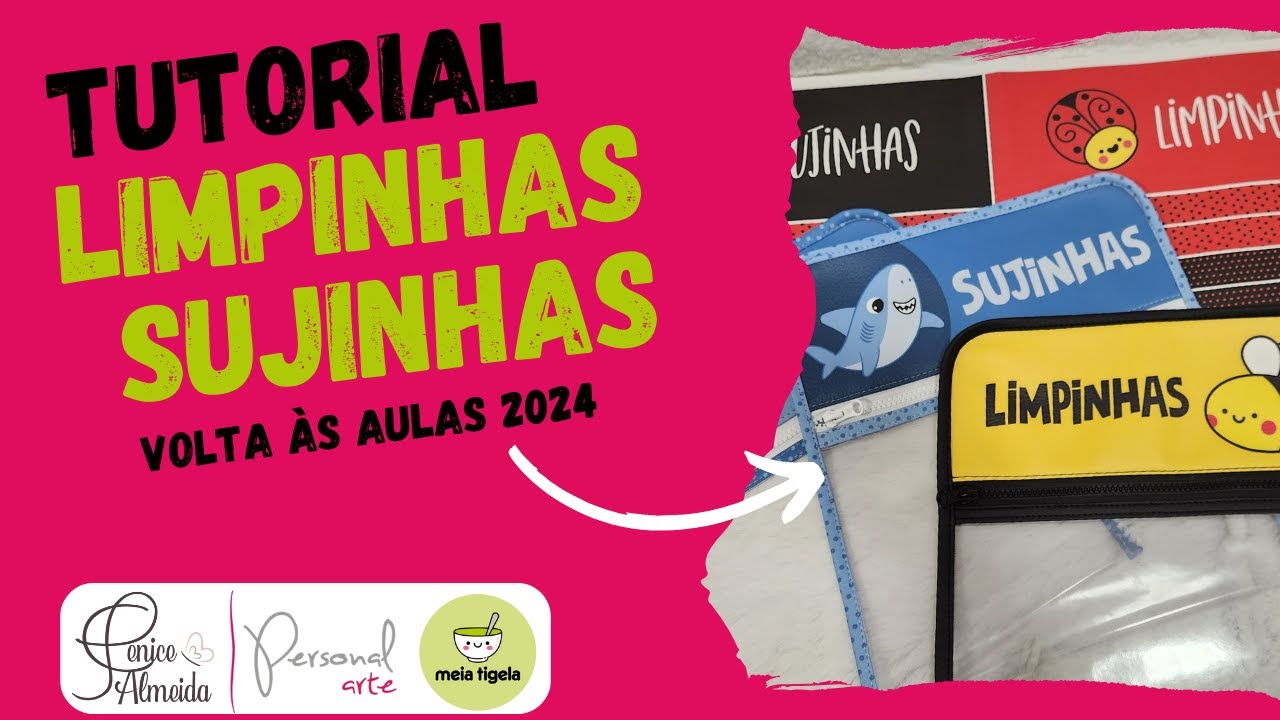 Tutorial PAINEL LIMPINHAS E SUJINHAS  - Parceria PERSONAL ARTE
