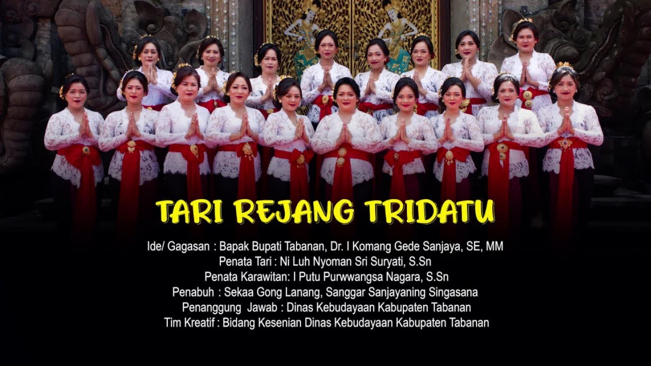 Dinas Kebudayaan Kab Tabanan: Sanggar Sanjayaning Singasana - Tari Rejang Tridatu