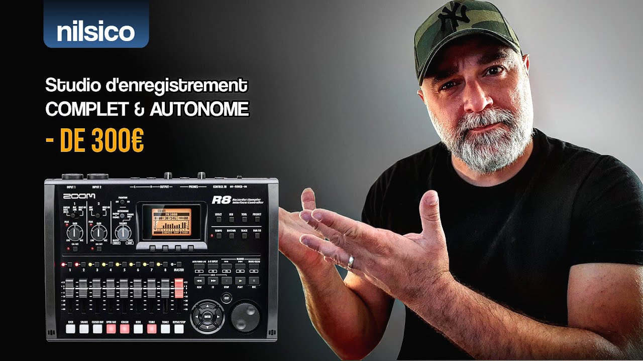 Studio d'enregistrement pour moins de 300 euros - ZOOM R8
