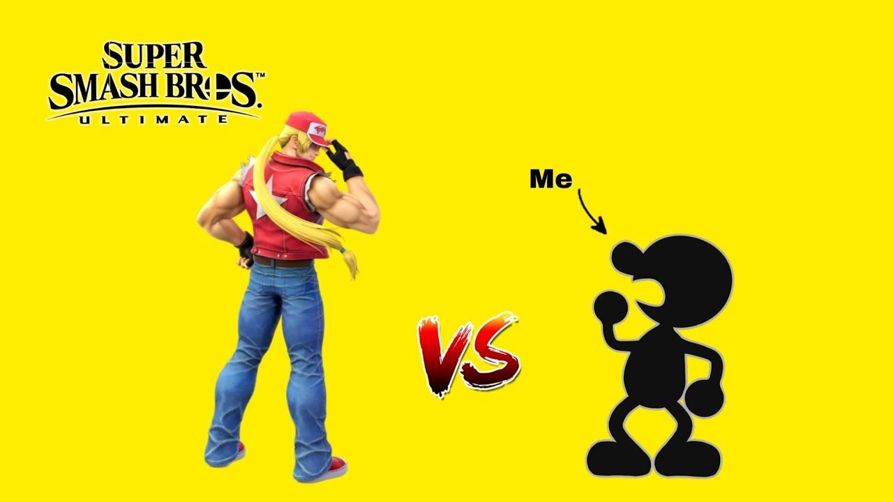 Super Smash Bros Mr. Game and Watch vs Terry