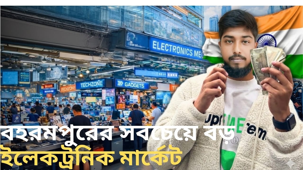 Today going to buy CCTV camera electronic market Berhampurআজ বহরমপুরে সিসিটিভি ক্যামেরা কিনতে যাচ্ছি