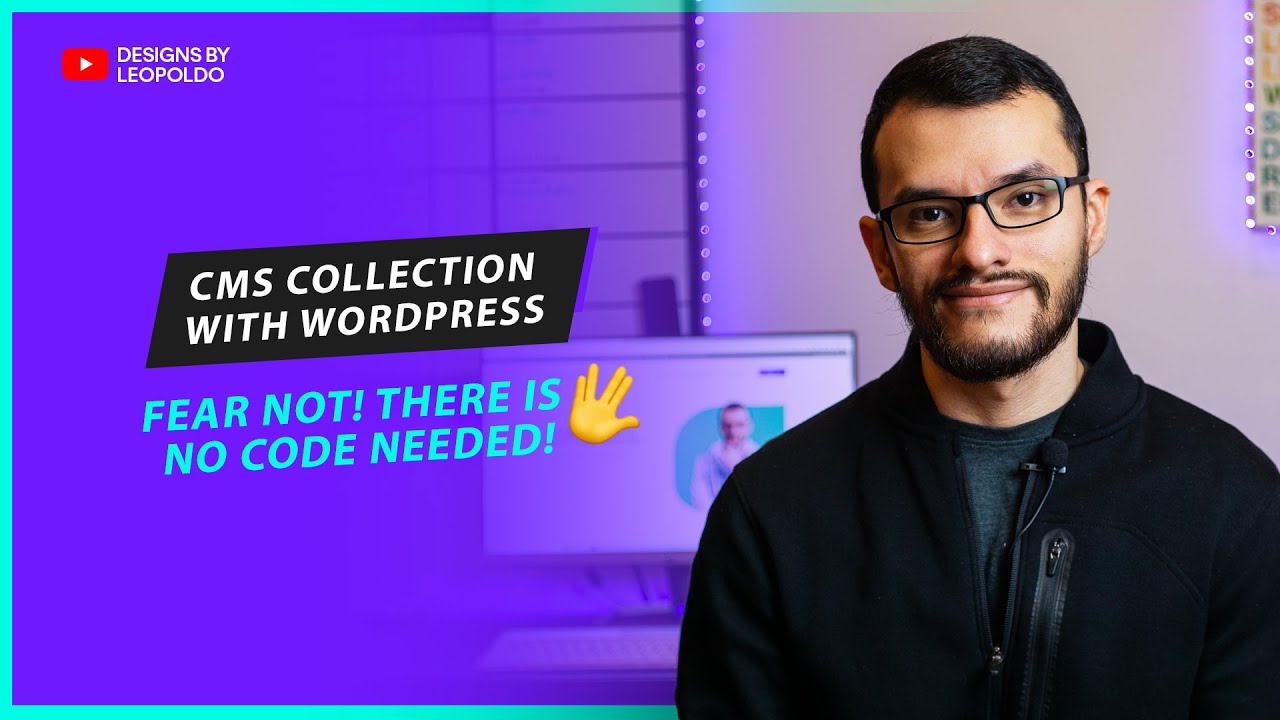Creating a CMS collection using WordPress and No-Code what so ever!