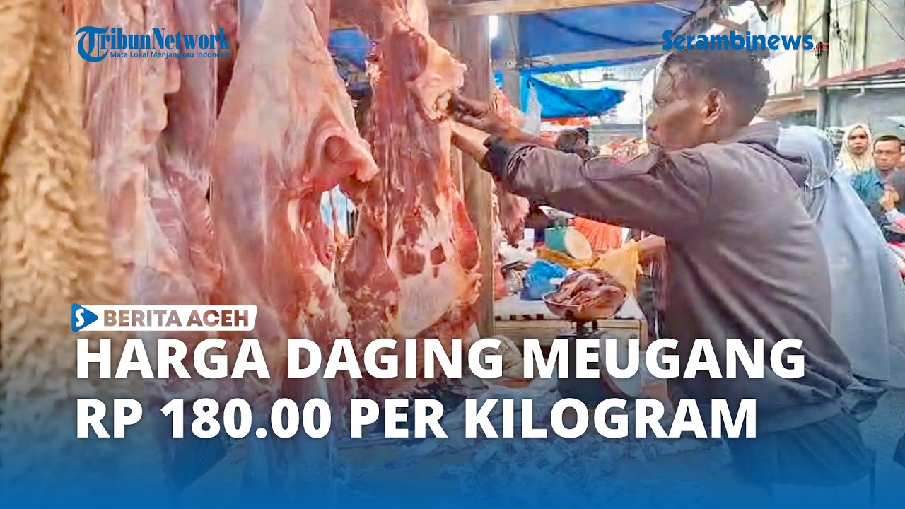 Harga Daging Meugang di Bireuen Capai Rp180 Ribu per Kilogram