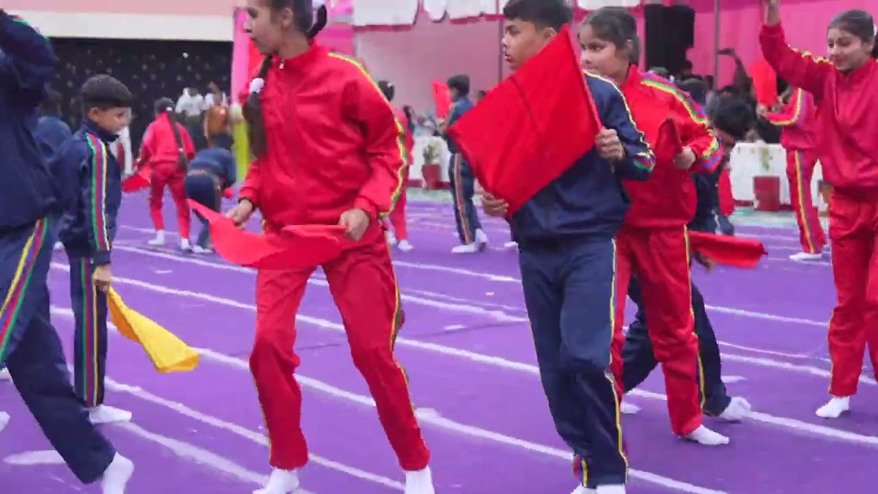 AAROHAN 2025 | Flag Drill Performance | Shri Jain Academy Ratlam | Annual Sports Meet