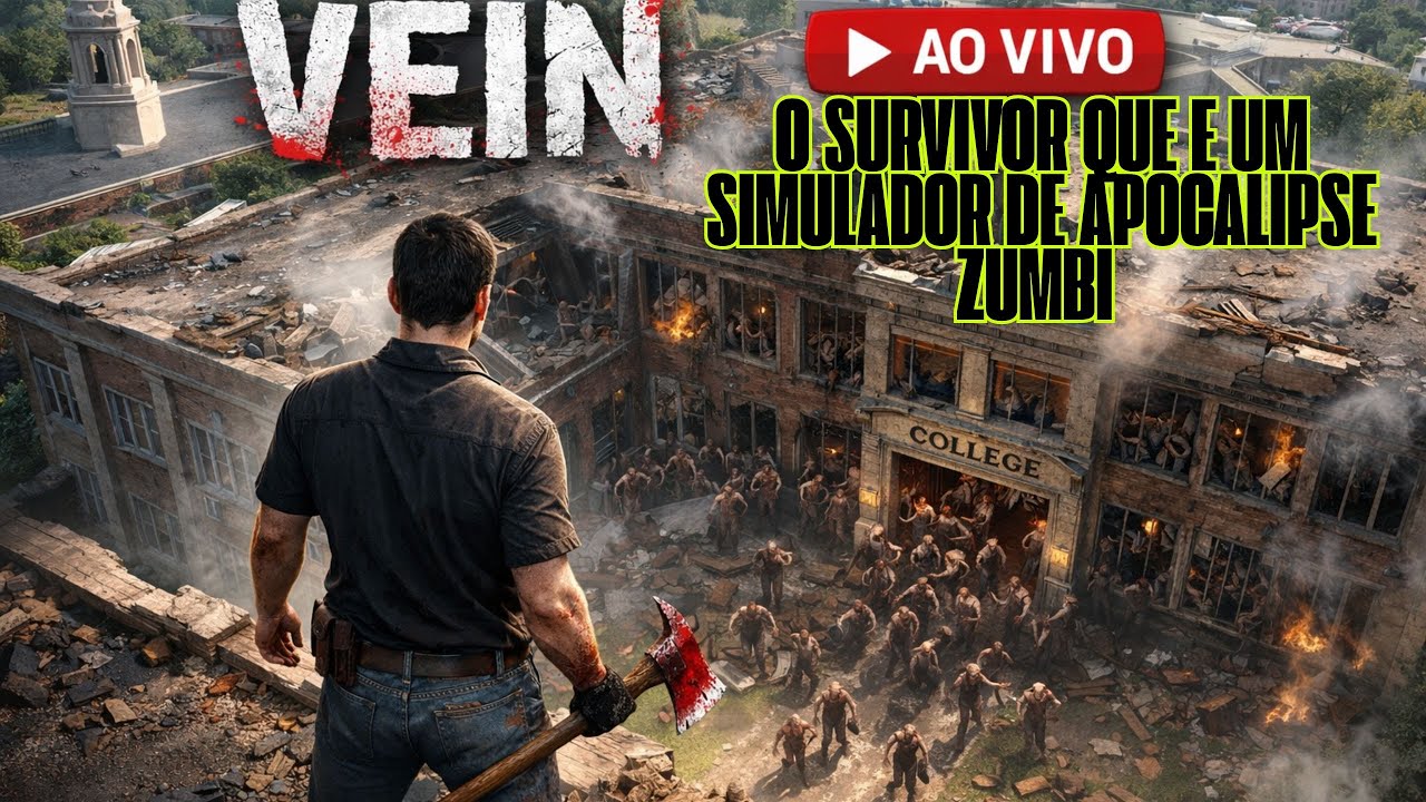 //🔴 LIVE VEIN 🔴 AO VIVO E TRADUZIDO em PT BR | Explorando um apocalipse brutal  😱💥 //