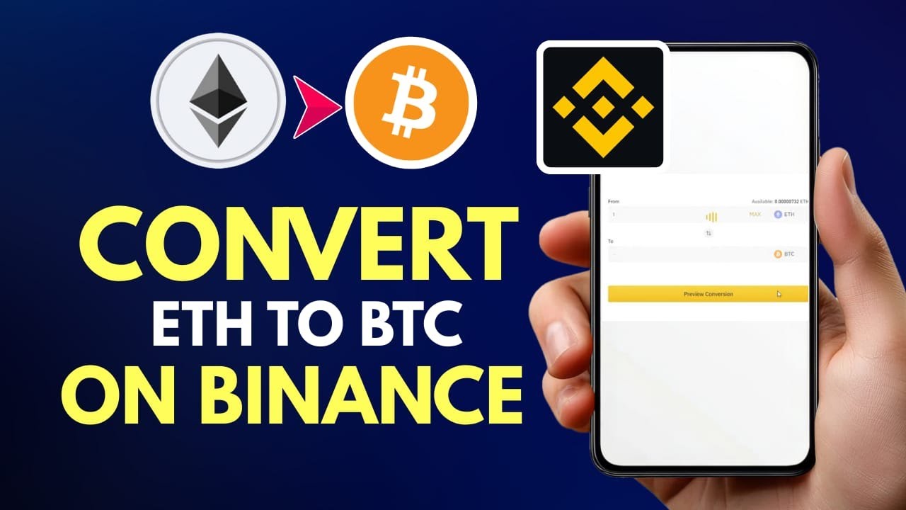 How to Convert Ethereum to Bitcoin on Binance (Swap ETH to BTC)