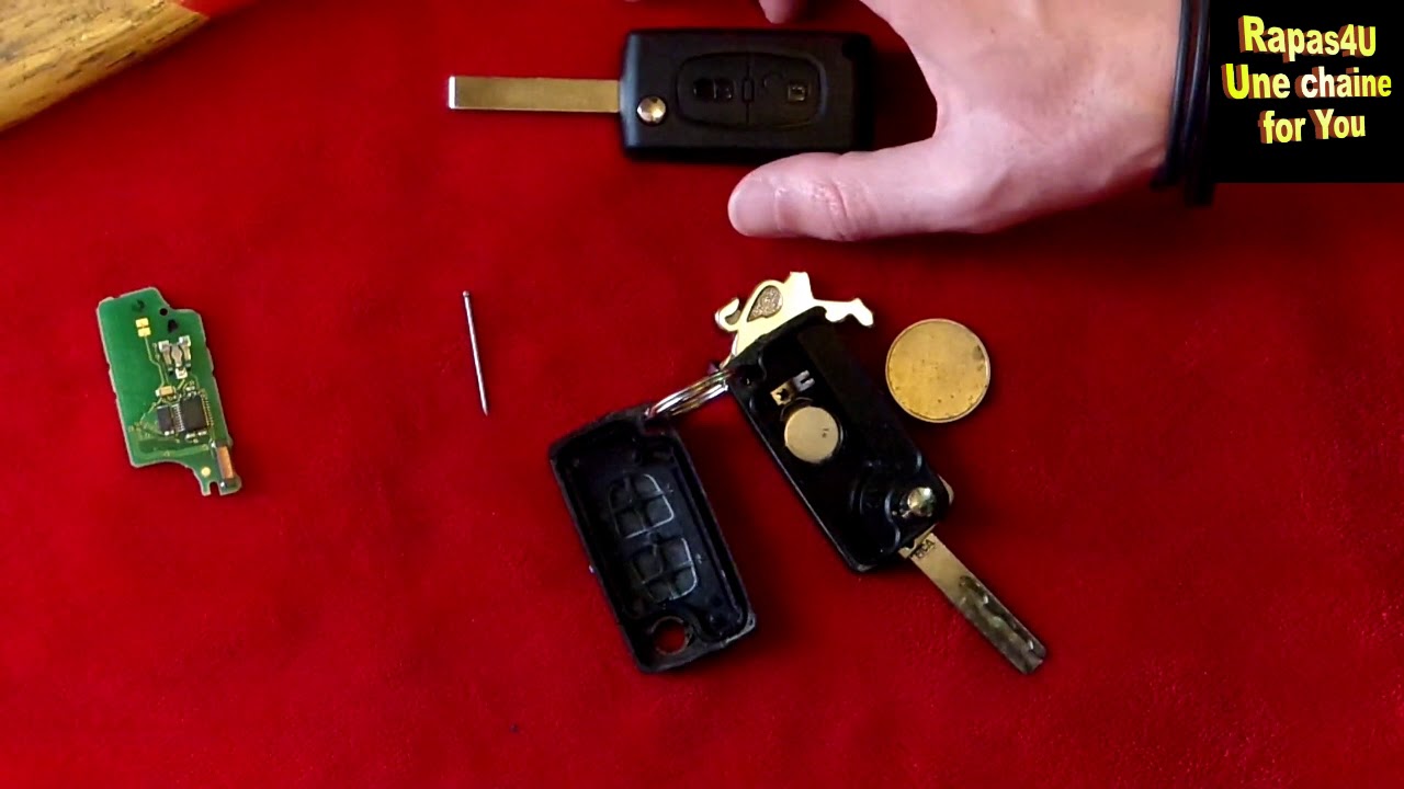 REMPLACE TOI-MÊME TA CLE (plip) DE VOITURE  - Peugeot Citroën *CHANGE YOUR CAR KEY* TUTO // Rapas4U