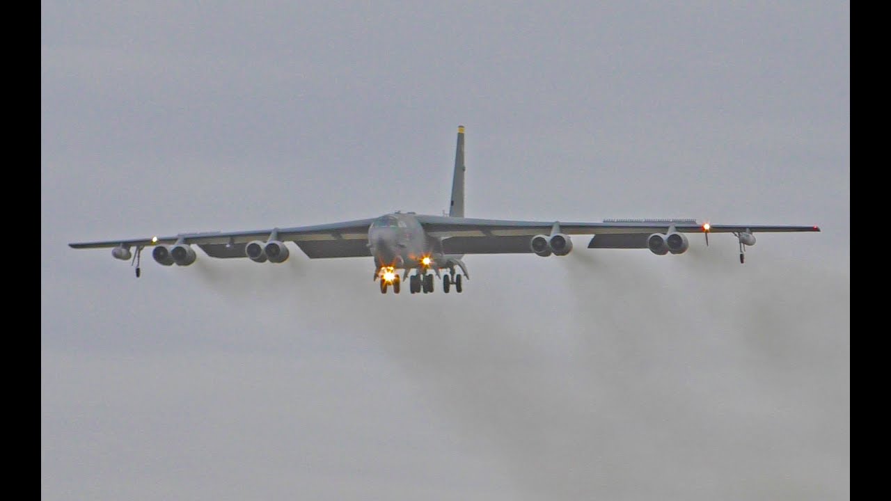 B-52 Stratofortress Deployment Arrival At RAF Fairford