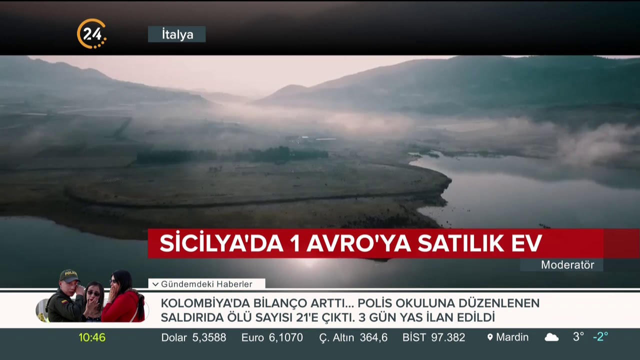 Sicilya'da 1 Avro'ya satılık ev