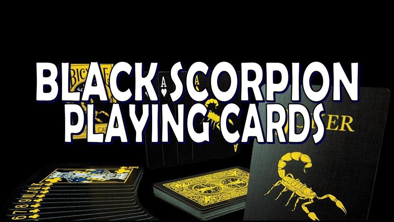 Deck Review - Black Scorpion Playing Cards by Magic Makers Inc