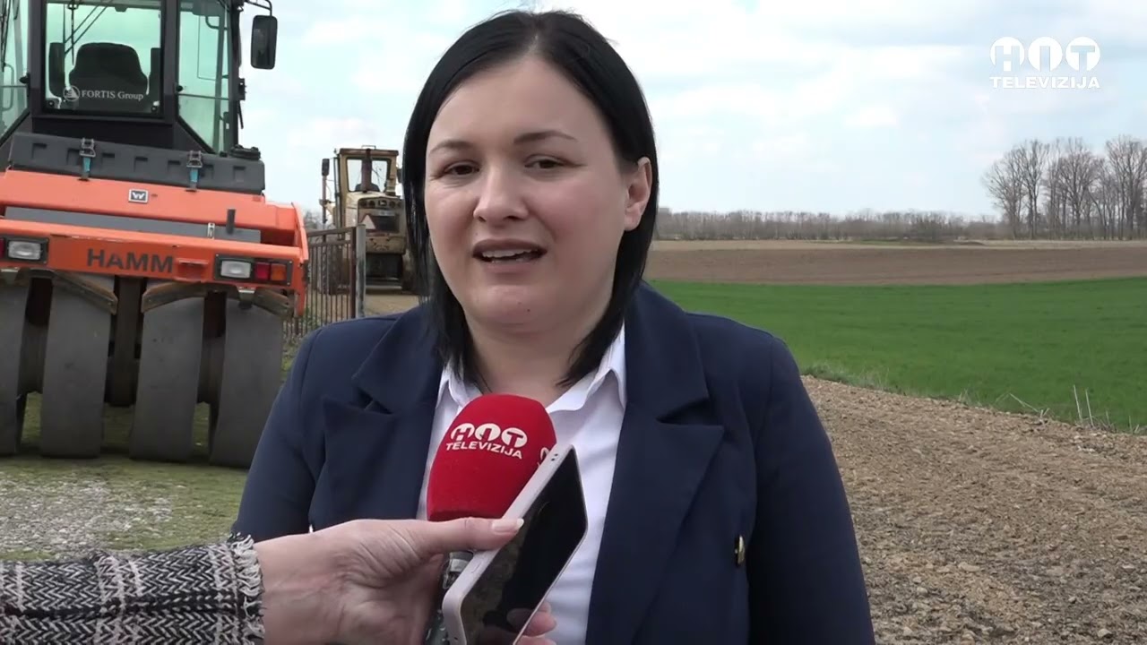 Donji Zabar - asfaltiranje puta pored groblja - Hit televizija Brcko