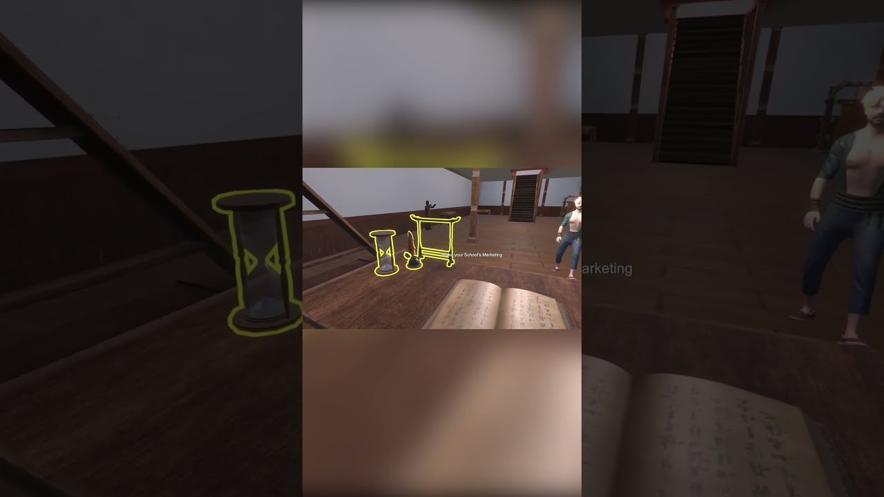 Fight School Simulator - in-game management desk