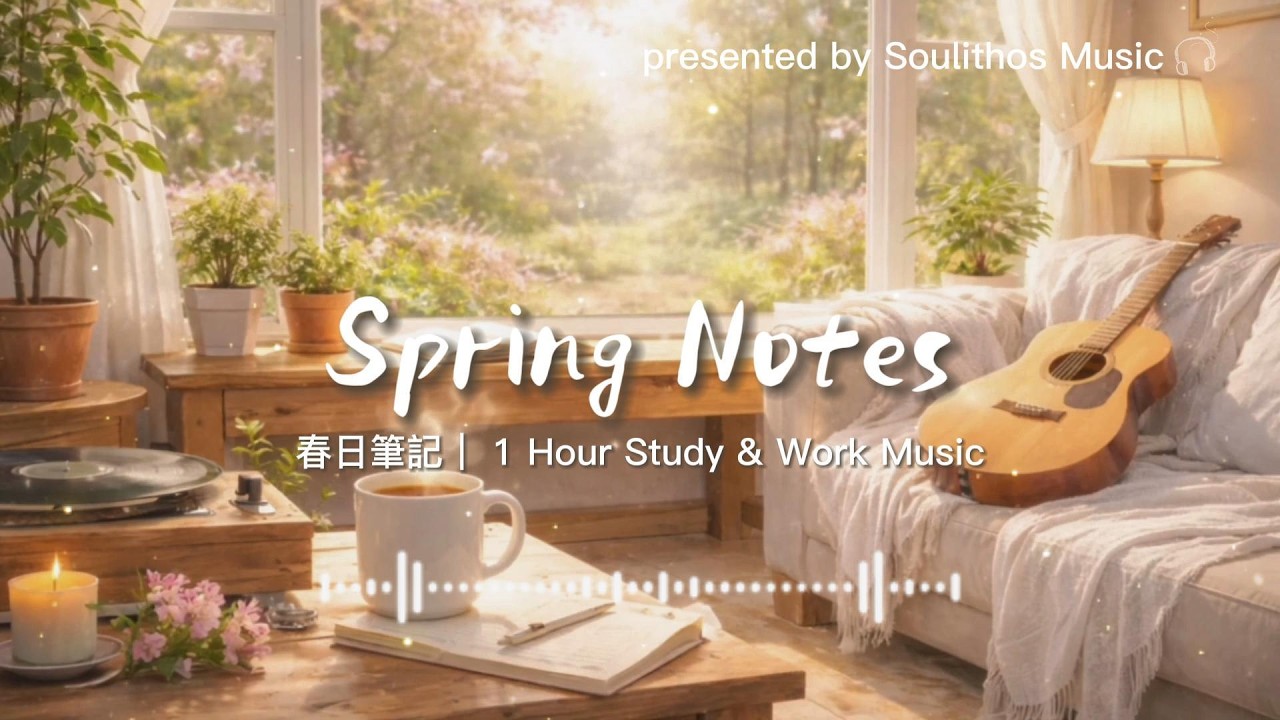 春日筆記｜Spring Notes – 1 Hour Study & Work Music