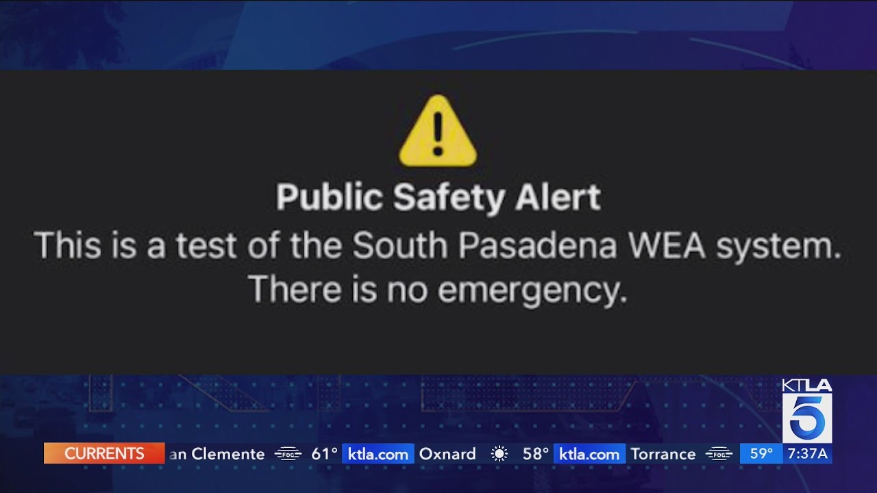 California city mistakenly sends emergency alert test to millions of phones