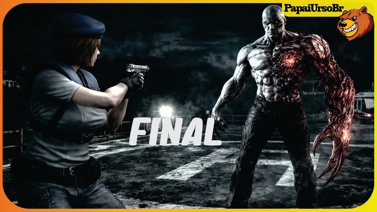 RESIDENT EVIL 1 HD DUBLADO │ O FINAL COM OS 3 AMIGOS BOSS TYRANT #08 #residentevil