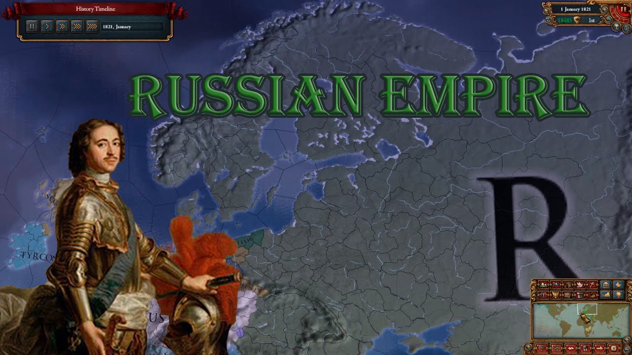 Russian Empire - EU4 timelapse