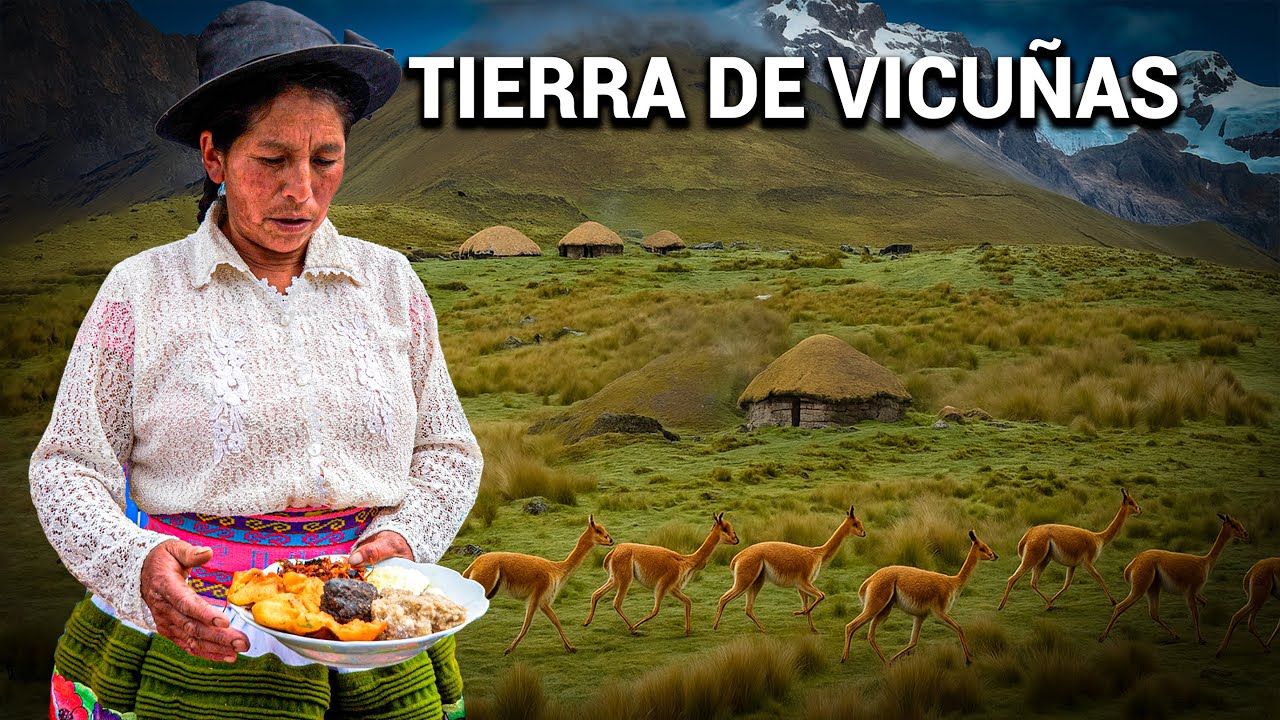 ¡INCREÍBLE! Comunidad andina que protege vicuñas y vive de ellas en los Andes | AYCHANA
