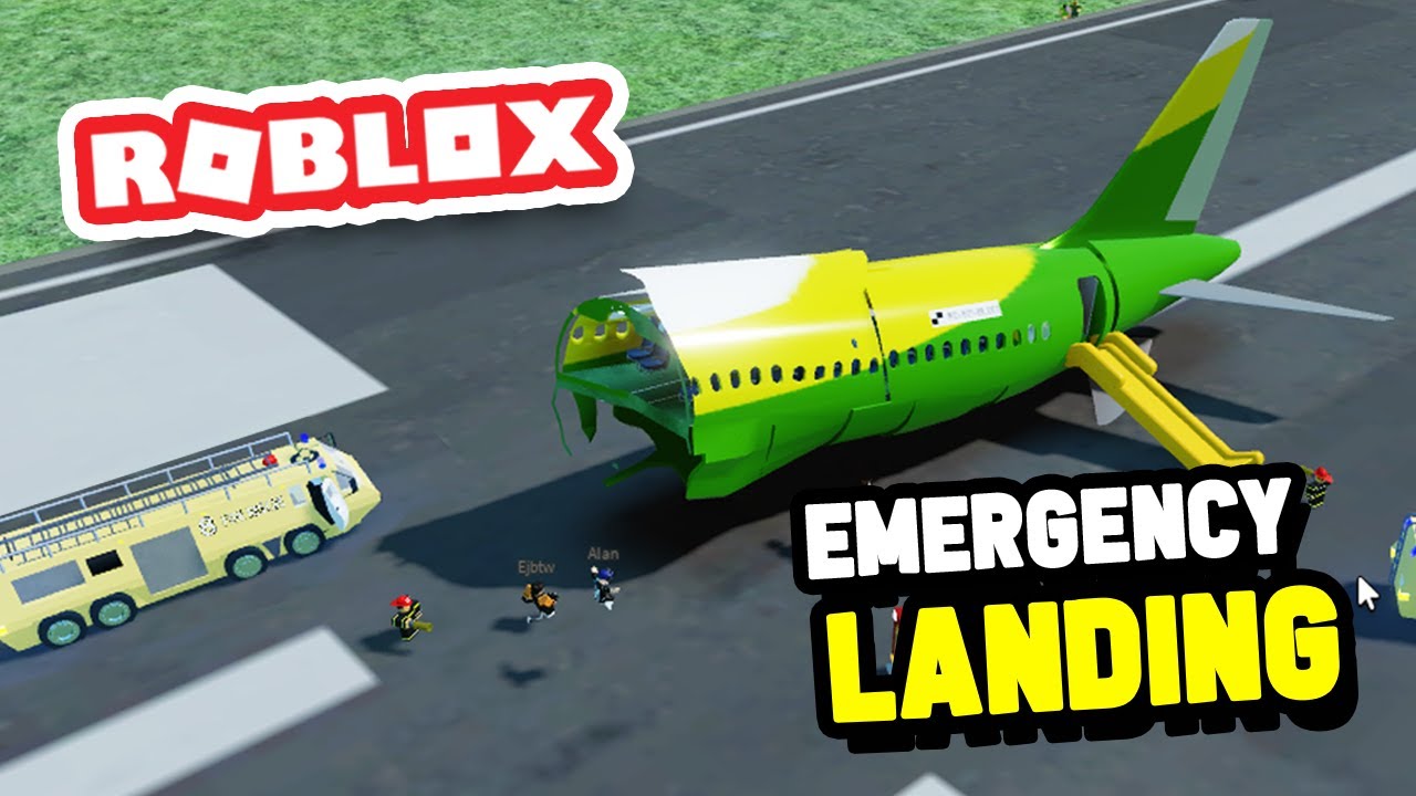Only The PLANE TAIL Survived When CRASH Landing In Emergency Landing (Roblox)
