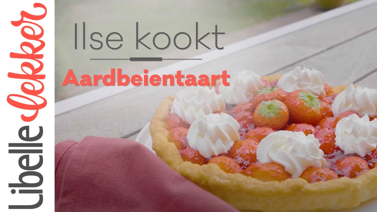 Ilse kookt: aardbeientaart