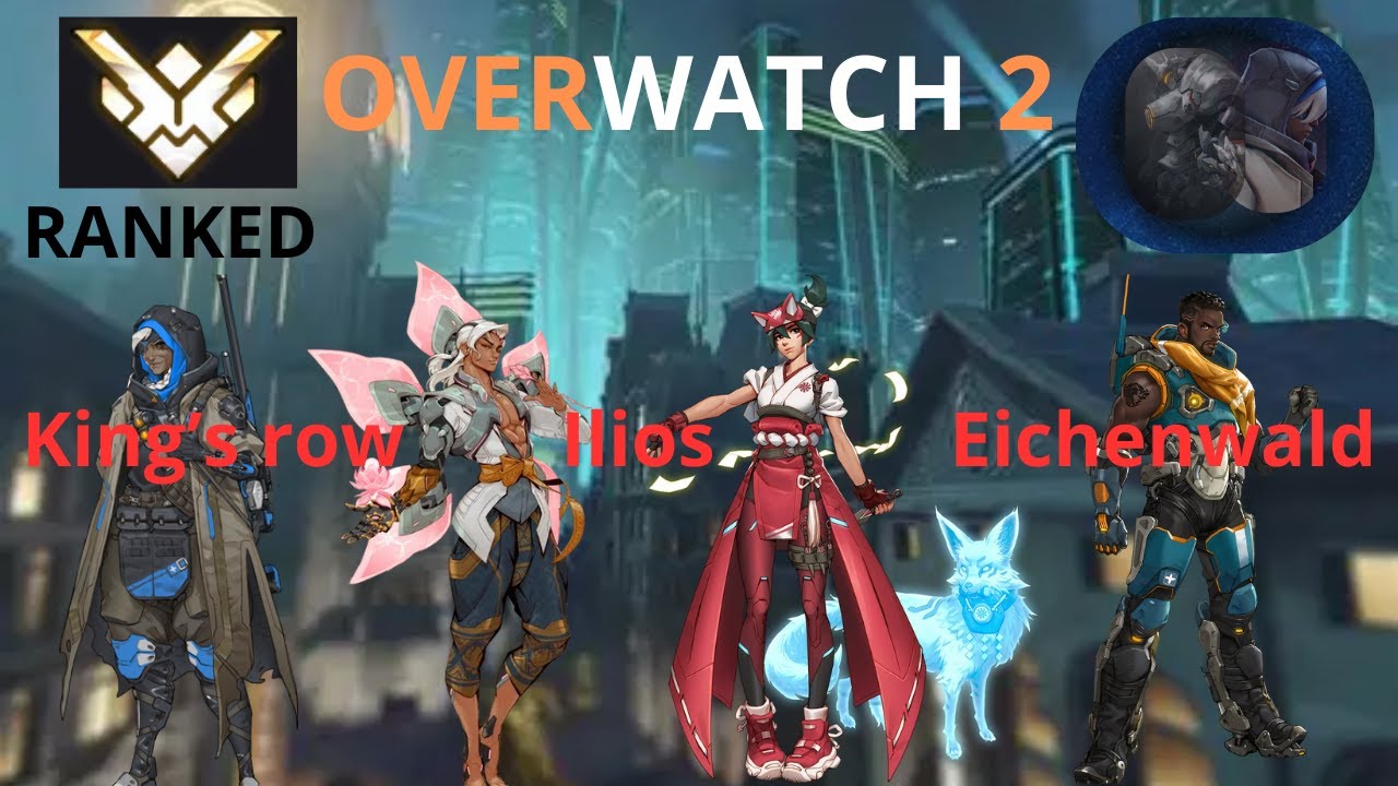 Ranked overwatch en solo q part1 #overwatch2 #ranked #platine #gaming #anaoverwatch #support