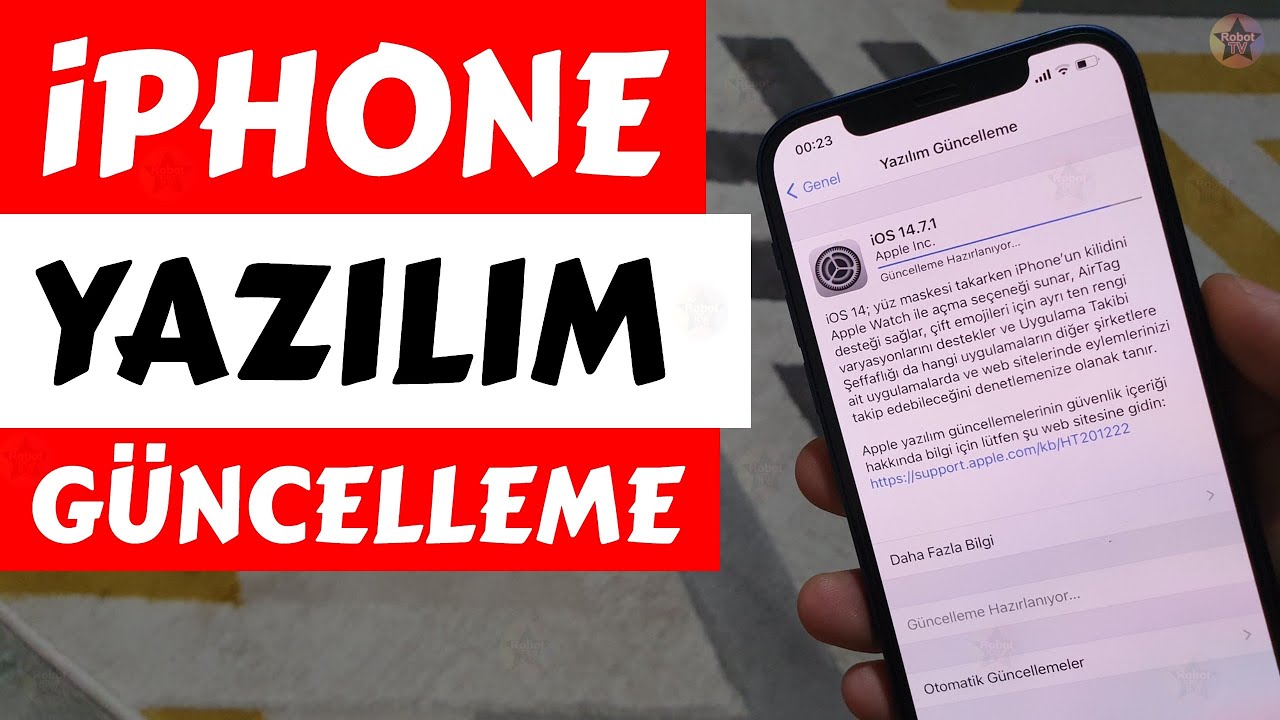 iPhone Yazılım G&uuml;ncelleme Nasıl Yapılır? (iOS Yazılım G&uuml;ncelleme)