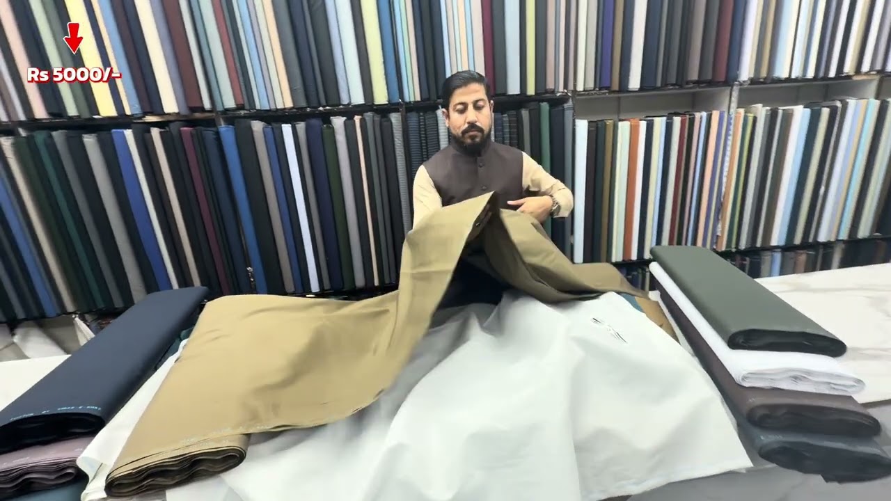 Grandy summer cotton by puri fabrics Rs 5000/-best semi hard cotton for summer feels smooth 💯 cotton