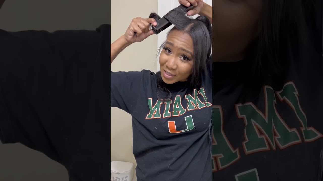 How to curl your hair with a flatiron