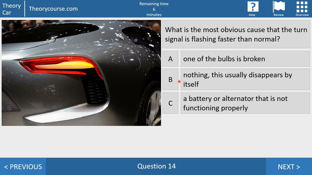 Знание транспортного средства - теоретический экзамен в Нидерландах - 20 вопросов CBR, ответы и п...