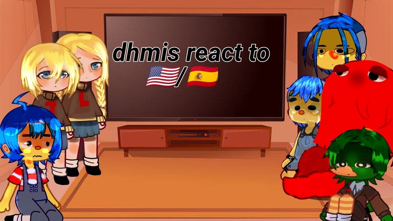 dhmis react to....🇺🇲/🇪🇸 2/4 (CRINGE💀)