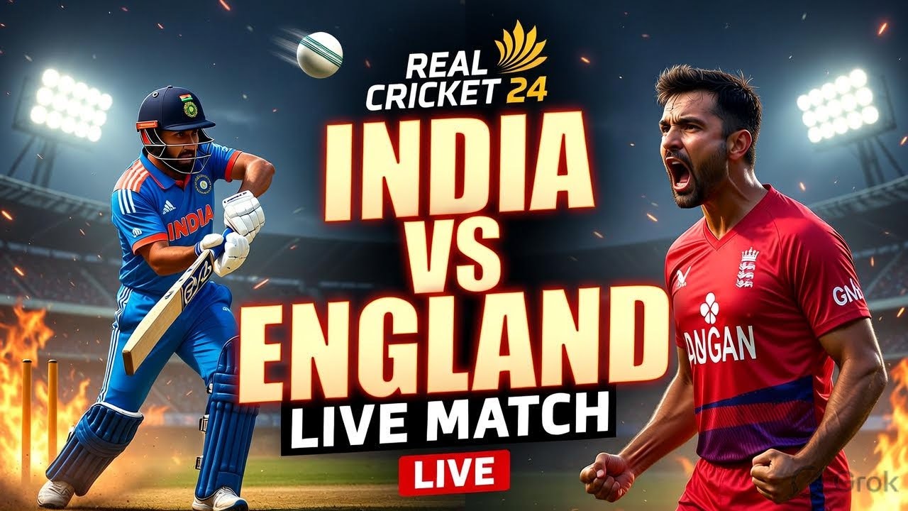 IND vs ENG Live 🔴 | Real Cricket Gameplay India vs England Match | Epic Battle!