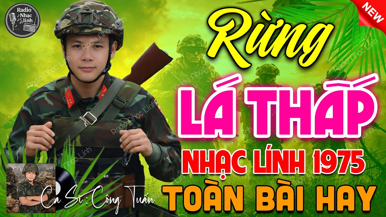 RỪNG LÁ THẤP - BOLERO CÔNG TUẤN ➤ LK Nhạc Lính Xưa Bất Hủ 1975 CỰC ÊM TAI DỄ NGỦ