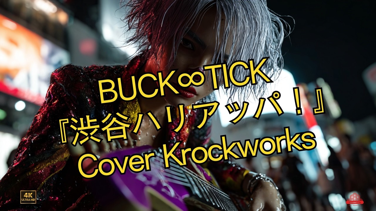 BUCK ∞TICK "Shibuya Hariappa!" Обложка от Krockworks × Видеообработка ИИ от kasamacura