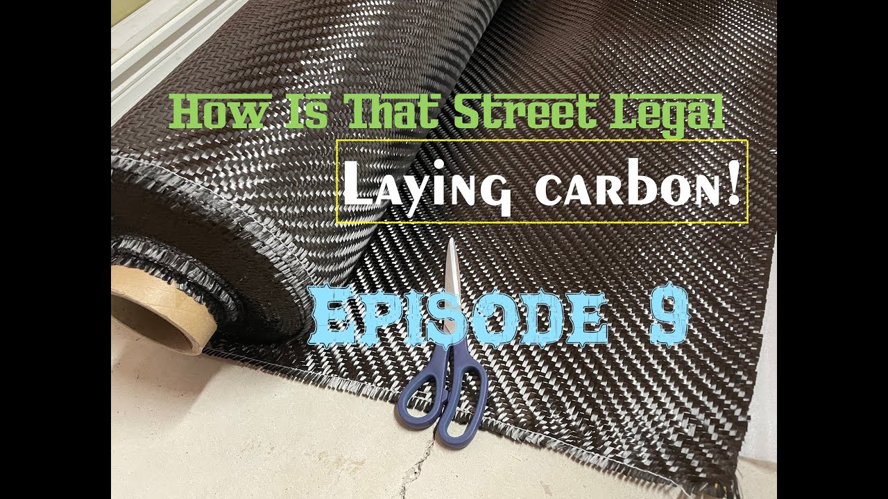 Finally laying carbon fiber in the mold!