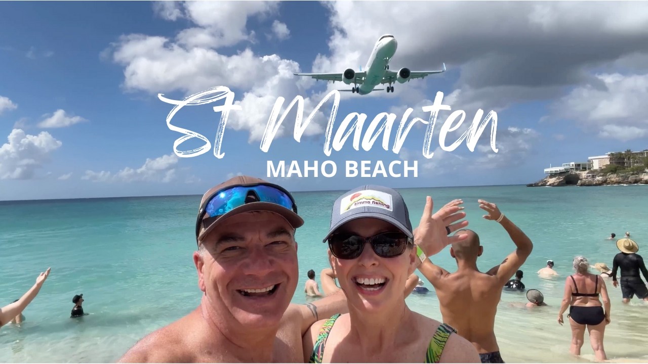 Watching Planes Land at Maho Beach | Caribbean Cruise Day 2