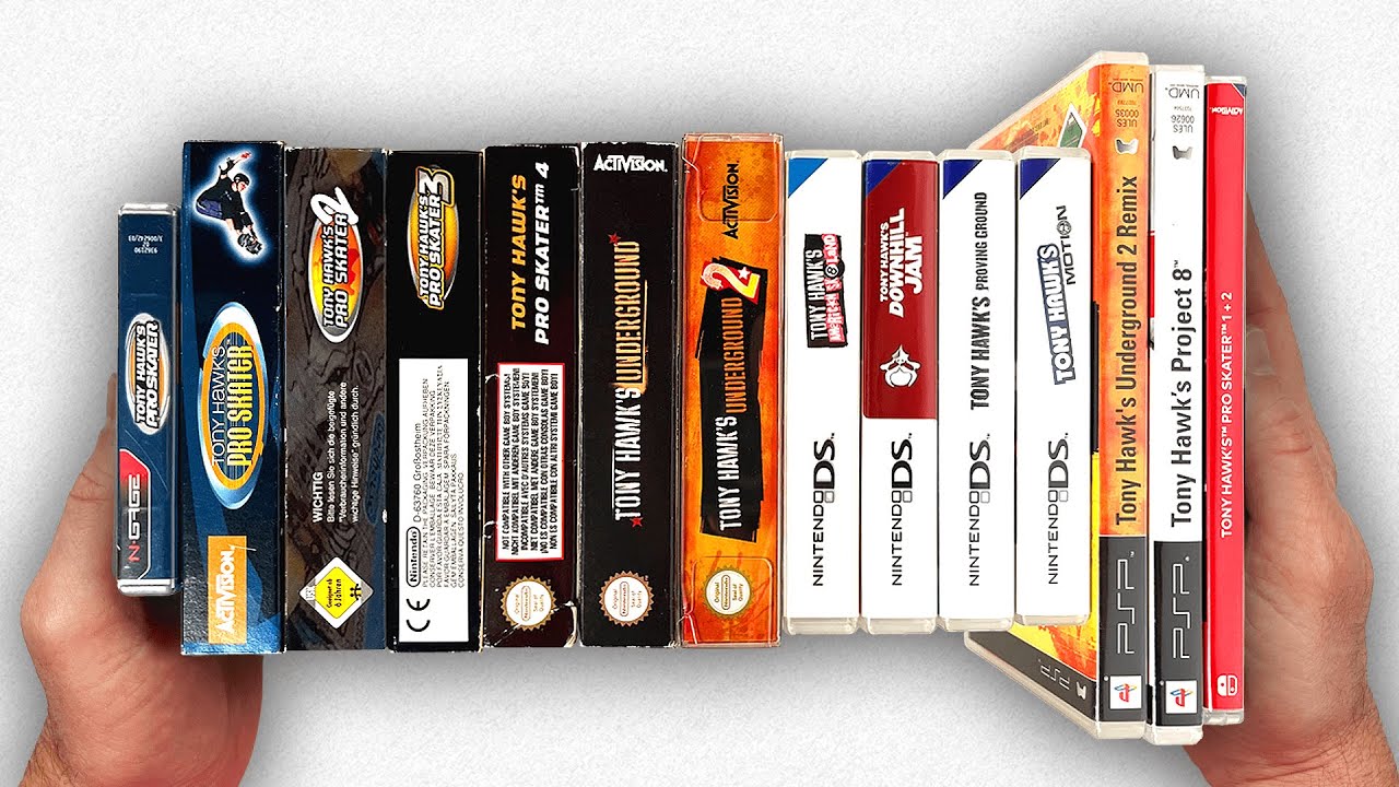 Unboxing EVERY Tony Hawk’s Handheld Game + Gameplay