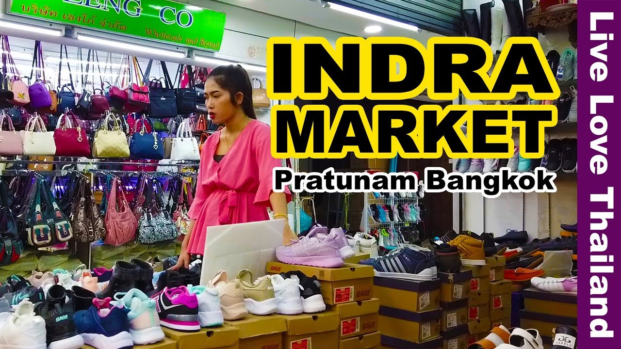 Indra Market Pratunam - Cheapest Shopping Wholesale & Retail Market in Bangkok 