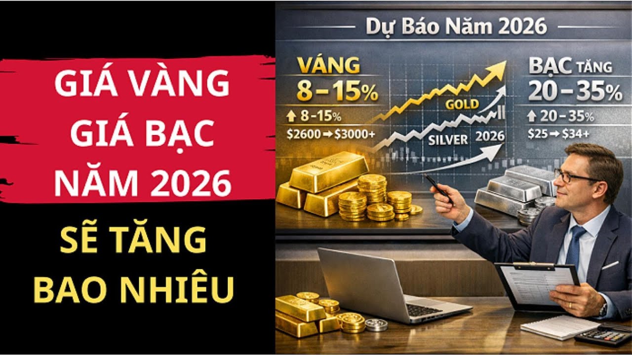 GI&Aacute; V&Agrave;NG -  GI&Aacute; BẠC NĂM 2026 SẼ TĂNG BAO NHI&Ecirc;U | TƯ DUY LẬP NGHIỆP