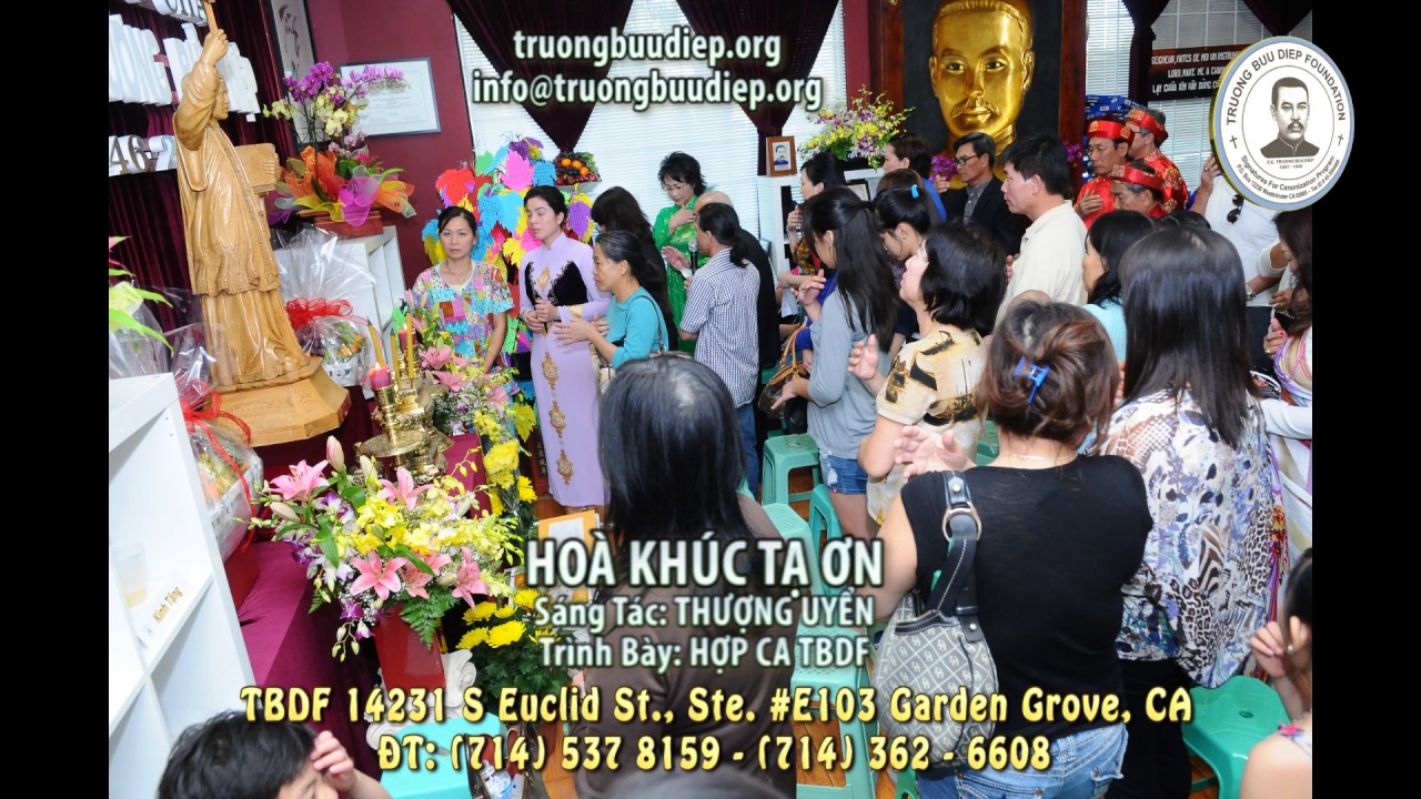 Hòa Khúc Tạ Ơn - S/t Thượng Uyển, Ban Hợp Ca TBDF