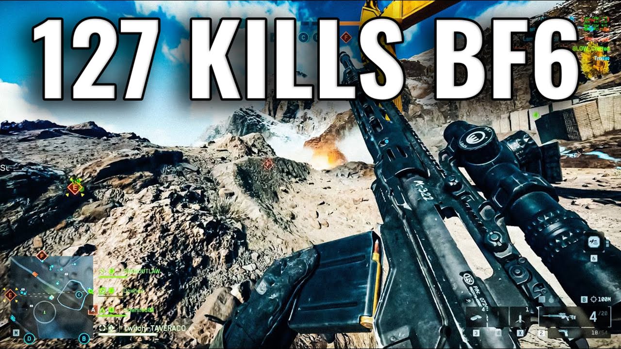 127 KILLS  BATTLEFIELD 6 GAMEPLAY