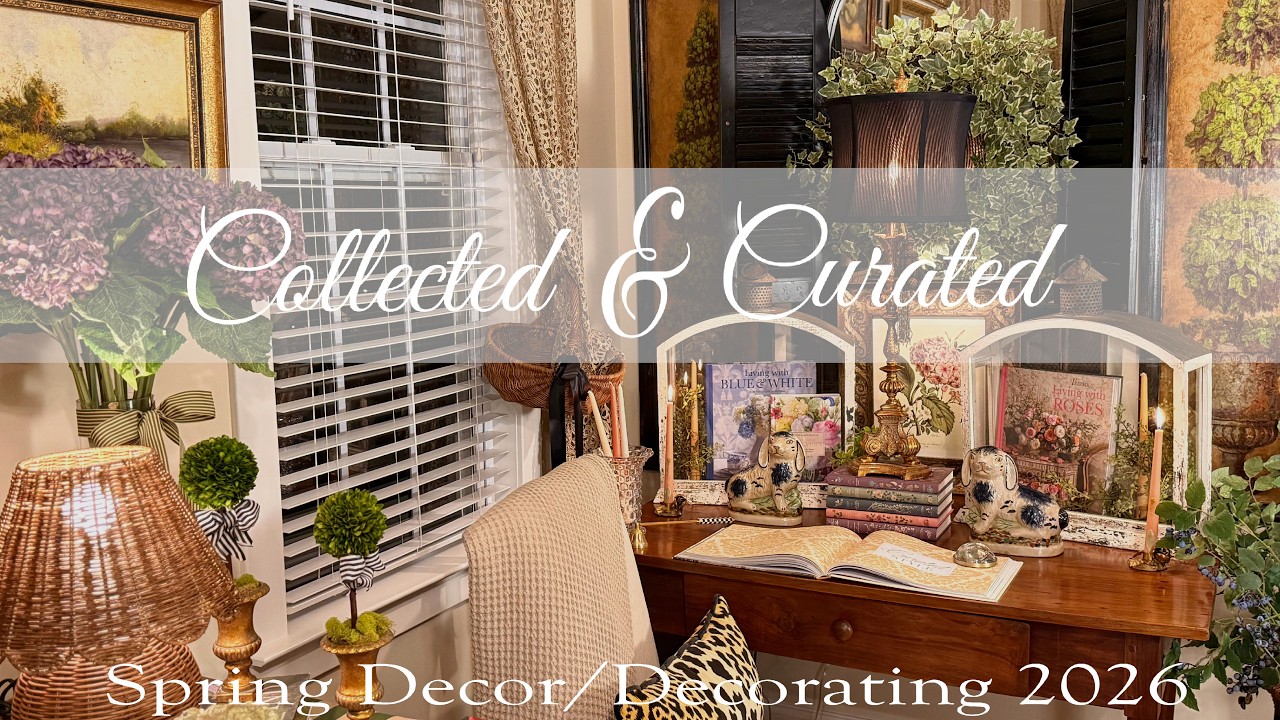 Curating Spring Comfort ~ Neutrals & Vibrant Spring Colors for the Home ~ Spring Living Room 2026