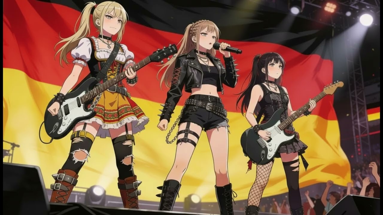 National Anthem Germany(3rd Stanza Only) &ldquo;Deutschlandlied&rdquo; | Hard Rock Cover (Suno AI)