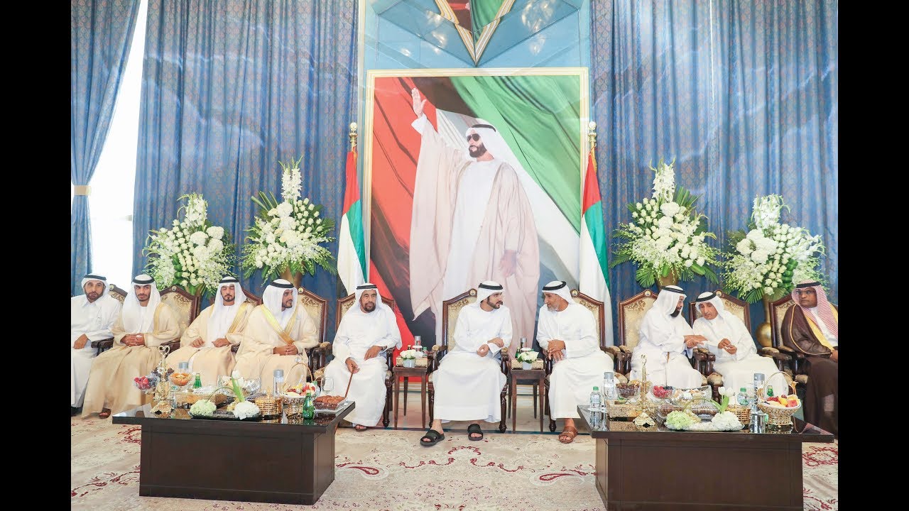 حمدان بن محمد بن راشد يحضر أفراح المزروعي