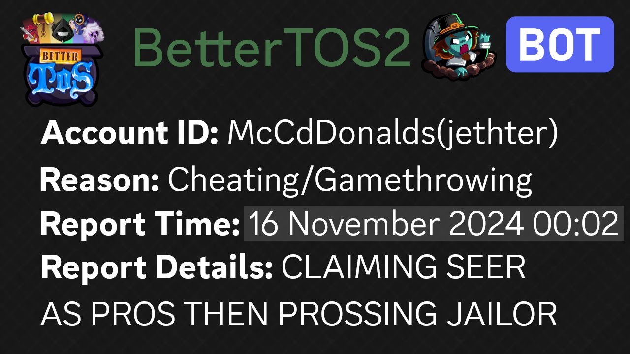 Traitor GOT REPORTED For This Play ?? (BetterTOS2 Town Traitor)