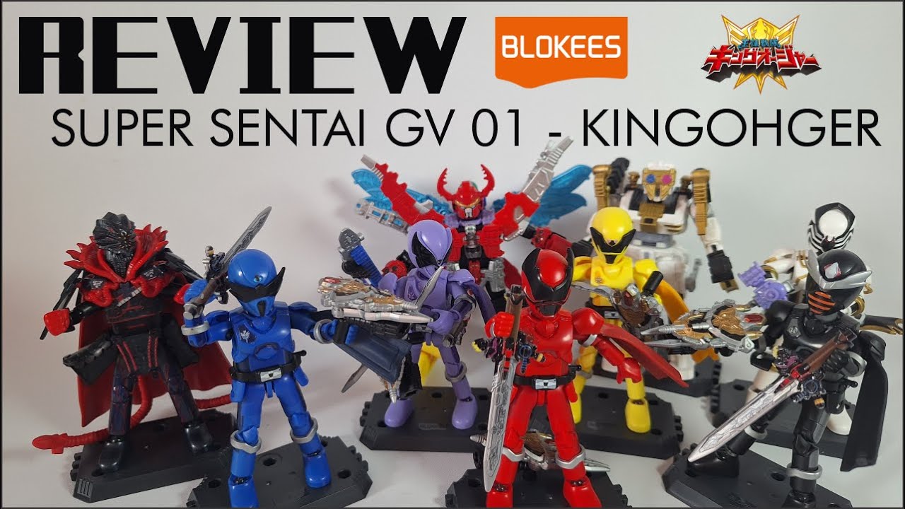 Wajib koleksi ! Review Blokees Super Sentai Pertama - GV01 Kingohger