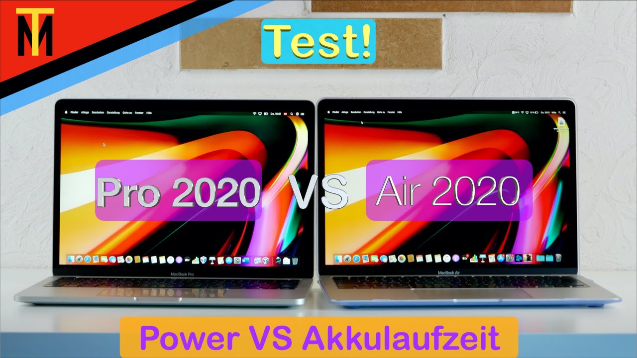 MacBook Pro 2020 vs MacBook Air 2020 - der beste 13